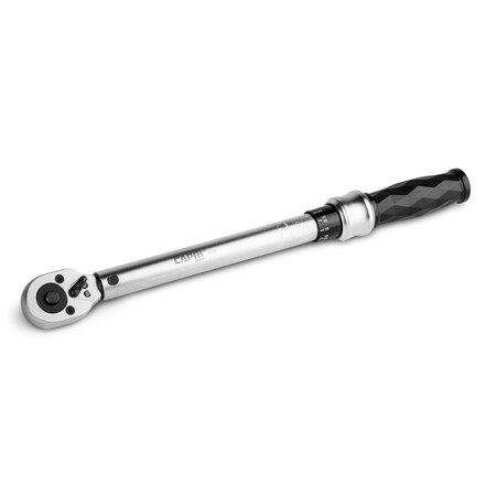 Capri Tools 3/8 in Drive Diamond Ergonomic Grip Torque Wrench, 15-80 ft.-lb. CP31101